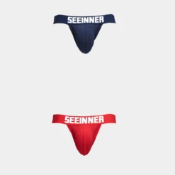 2 Pack Men's Cotton Stretch Jock Strap(2 Pack Mens Cotton Stretch Jock Strap) -Mr Saker 5466465545