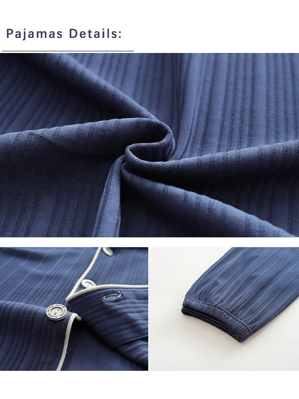 Men's Cotton Knit Classic Pajamas Set(Mens Cotton Knit Classic Pajamas Set) 8 Men's Cotton Knit Classic Pajamas Set(Mens Cotton Knit Classic Pajamas Set) - Image 8