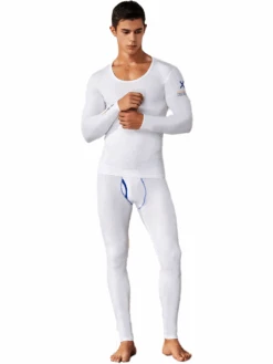 Men's Splicing Lines Cotton Thermal Underwear Set(Mens Splicing Lines Cotton Thermal Underwear Set) 33 Men's Splicing Lines Cotton Thermal Underwear Set(Mens Splicing Lines Cotton Thermal Underwear Set) -Mr Saker 5644154
