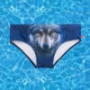 Men's Low-Rise Sexy Stylish Print Swim Briefs(Mens Low Rise Sexy Stylish Print Swim Briefs)