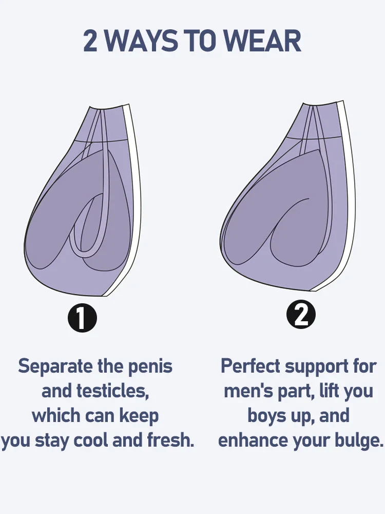 FreeLonger Men's Comfy Separate Big Pouch Briefs(Mens Separate Big Pouch Comfy Briefs) 8 FreeLonger Men's Comfy Separate Big Pouch Briefs(Mens Separate Big Pouch Comfy Briefs) - Image 8