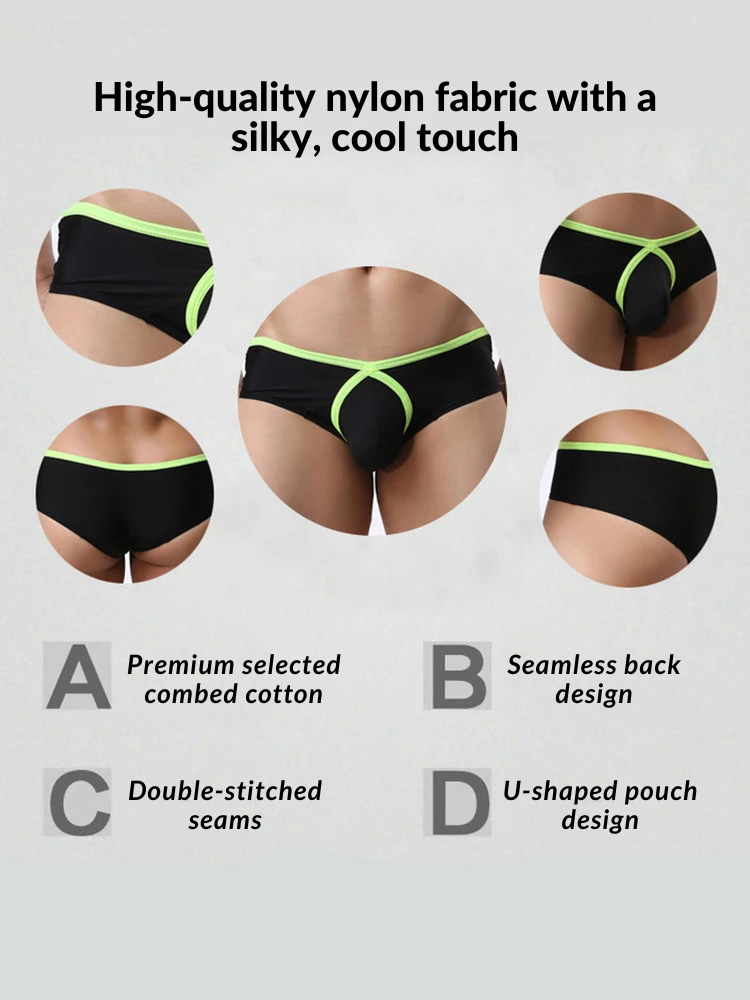 3 Pack Men's Trendy Breathable Sexy Nylon Trunks(3 Pack Mens Trendy Breathable Sexy Nylon Trunks) 14 3 Pack Men's Trendy Breathable Sexy Nylon Trunks(3 Pack Mens Trendy Breathable Sexy Nylon Trunks) - Image 14