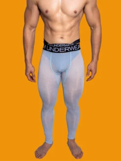 Men's Low-Rise Breathable Silk-Like Semi-Transparent Tights(Mens Low Rise Breathable Silk Like Semi Transparent Tights)