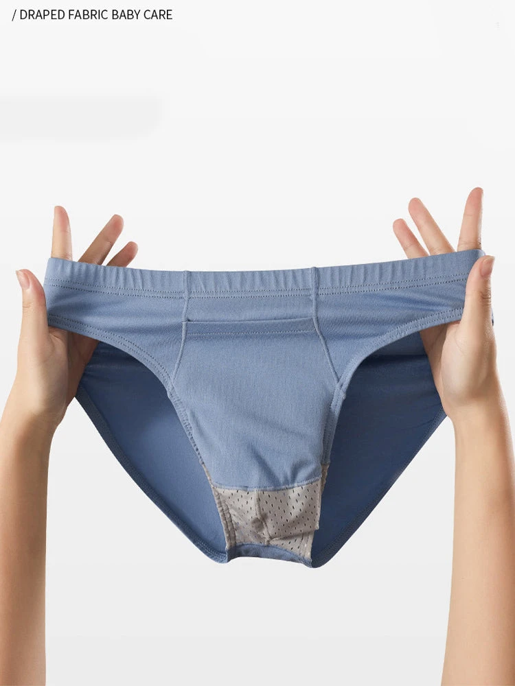 3 Pack Men's Sexy Mesh Breathable Gun Egg Separation Cotton Briefs(3 Pack Mens Sexy Mesh Breathable Gun Egg Separation Cotton Briefs) 1 3 Pack Men's Sexy Mesh Breathable Gun Egg Separation Cotton Briefs(3 Pack Mens Sexy Mesh Breathable Gun Egg Separation Cotton Briefs)