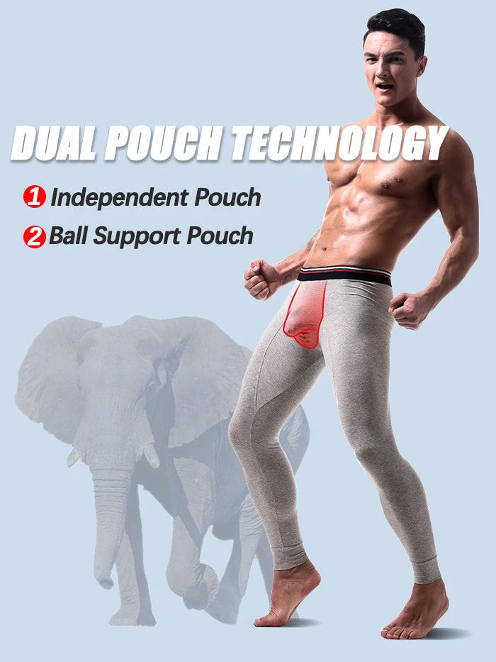 Plus Size Men's Cotton Separate Pouch Thermal Underwear(Plus Size Mens Cotton Separate Pouch Thermal Underwear) 6 Plus Size Men's Cotton Separate Pouch Thermal Underwear(Plus Size Mens Cotton Separate Pouch Thermal Underwear) - Image 6