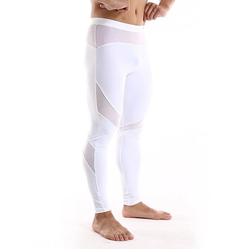 Mens Nylon Mid Waist Sports Tights(Mens Nylon Mid Waist Sports Trousers) 7 Mens Nylon Mid Waist Sports Tights(Mens Nylon Mid Waist Sports Trousers) - Image 7