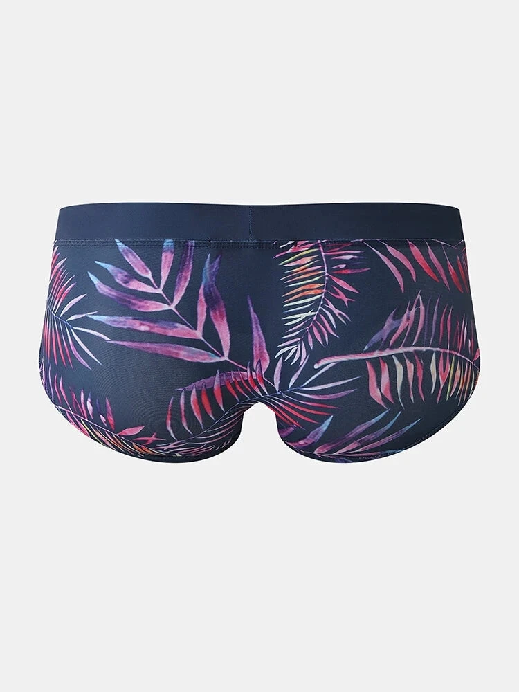 Men Leaf Printed Breathable Swim Briefs(Men Leaf Printed Breathable Swim Briefs) 10 Men Leaf Printed Breathable Swim Briefs(Men Leaf Printed Breathable Swim Briefs) - Image 10