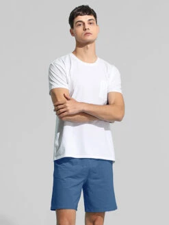 Men's Loungewear Cotton Sleep Shorts(Mens Loungewear Cotton Sleep Shorts) -Mr Saker 6222 19