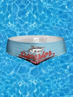 Men's Shark Printed Swimming Trunks(Mens Shark Printed Swimming Trunks)