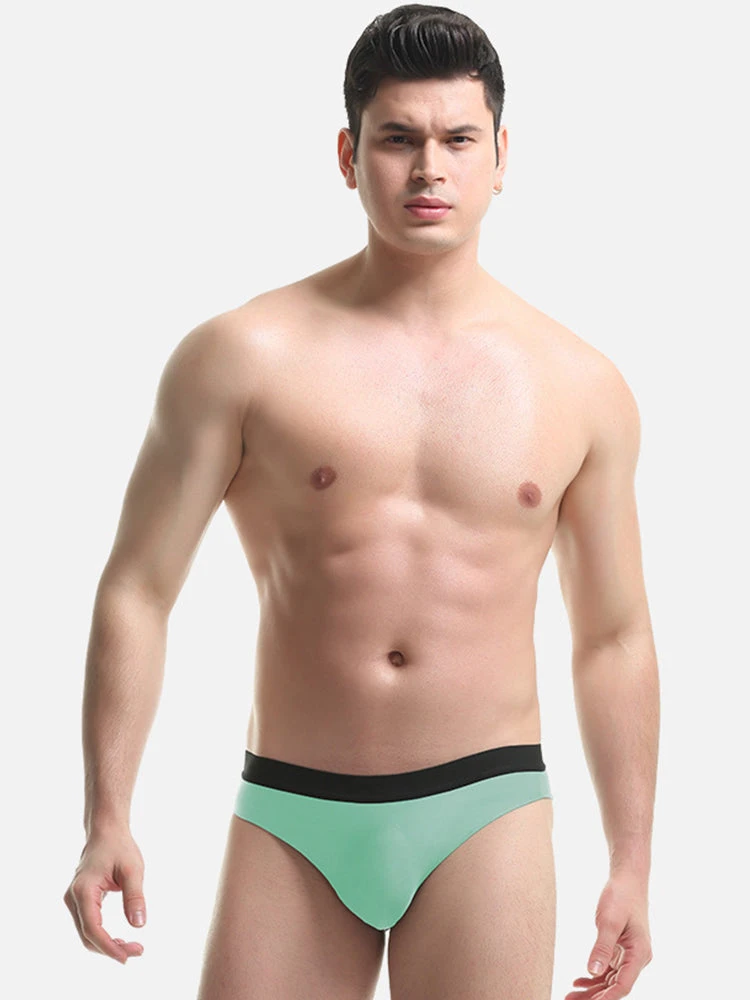 7 Pack Ball Support Seamless Men's Briefs(7 Pack Ball Support Ice Silk Seamless Mens Briefs Mrsaker) 15 7 Pack Ball Support Seamless Men's Briefs(7 Pack Ball Support Ice Silk Seamless Mens Briefs Mrsaker) - Image 15