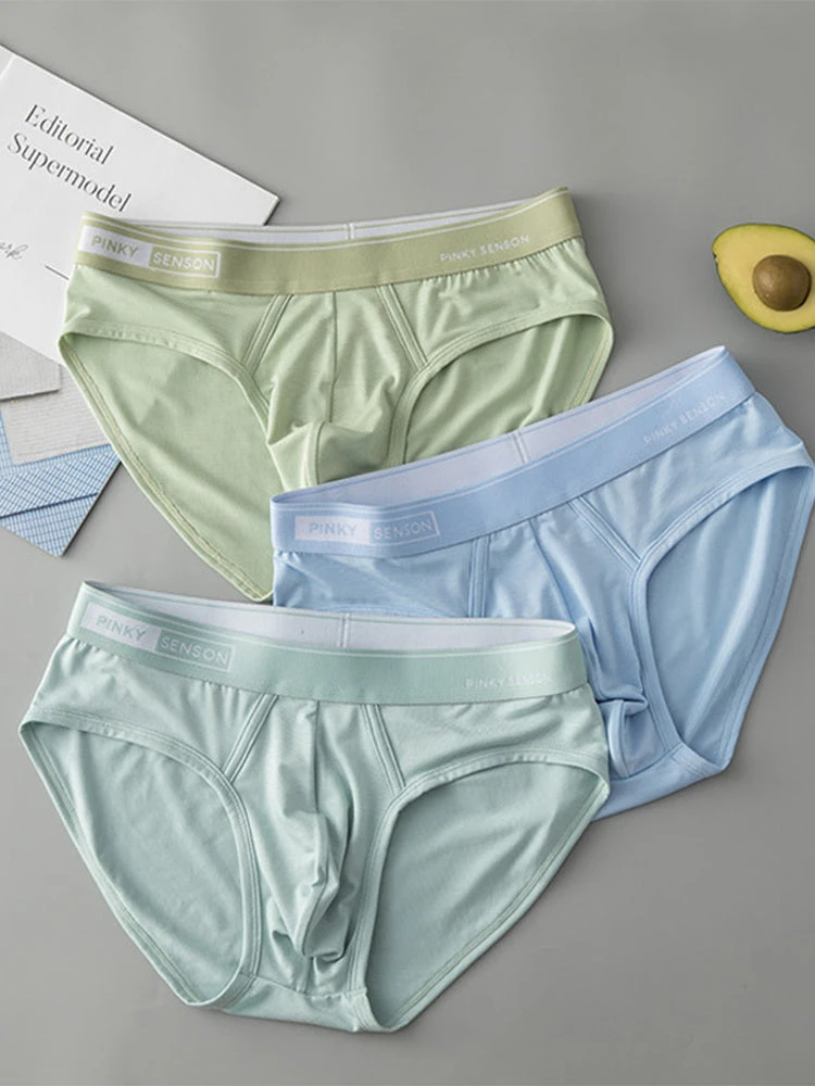 4 Pack Men's Modal Skin-Friendly Solid Color Mid-Rise Briefs(4 Pack Mens Modal Skin Friendly Solid Color Mid Rise Briefs) 2 4 Pack Men's Modal Skin-Friendly Solid Color Mid-Rise Briefs(4 Pack Mens Modal Skin Friendly Solid Color Mid Rise Briefs) - Image 2