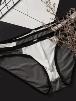 Men's Thin Low-rise Breathable Large Pouch Briefs(Mens Thin Low Waisted Breathable Large Pouch Briefs) -Mr Saker 65435445