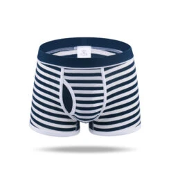 Men's Striped Cotton Sports Boxer Briefs(Mens Striped Cotton Sports Boxer Briefs) 39 Men's Striped Cotton Sports Boxer Briefs(Mens Striped Cotton Sports Boxer Briefs) -Mr Saker 65d86685143ff17247c16478babb3a45