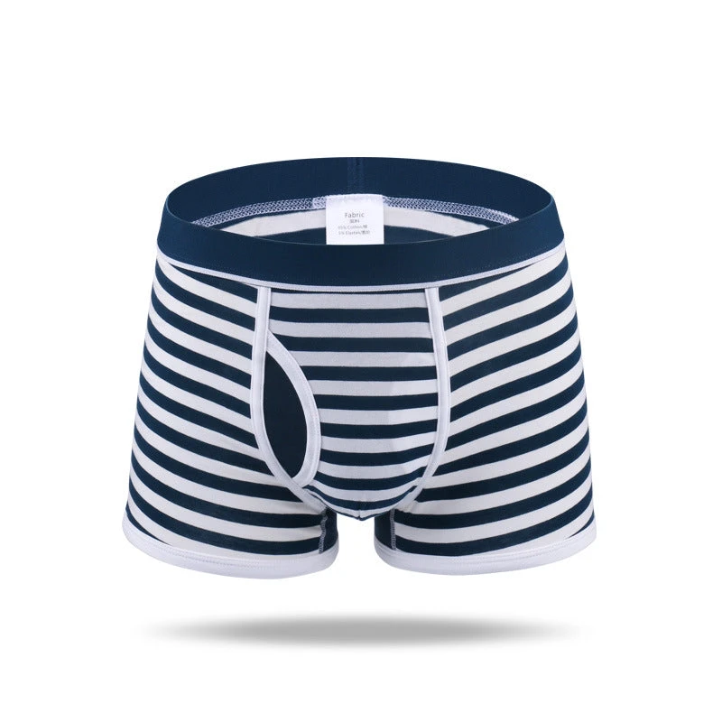 Men's Striped Cotton Sports Boxer Briefs(Mens Striped Cotton Sports Boxer Briefs) 20 Men's Striped Cotton Sports Boxer Briefs(Mens Striped Cotton Sports Boxer Briefs) - Image 20
