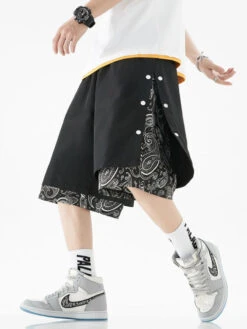 Mens Pattern Patchwork Elastic Active Athletic Shorts(Mens Pattern Patchwork Elastic Active Athletic Shorts) 22 Mens Pattern Patchwork Elastic Active Athletic Shorts(Mens Pattern Patchwork Elastic Active Athletic Shorts) -Mr Saker 679c7c570be596b426ec98467819e5df