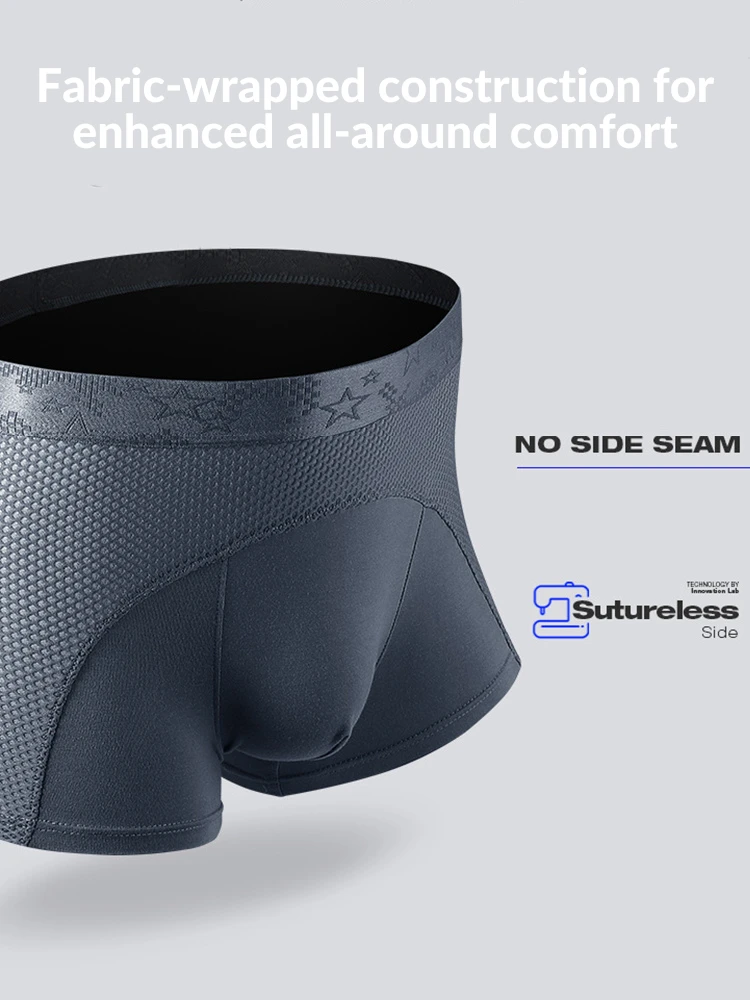 3 Pack Men's Ice Silk Sports Breathable Boxer Briefs(3 Pack Mens Ice Silk Sports Breathable Boxer Briefs) 15 3 Pack Men's Ice Silk Sports Breathable Boxer Briefs(3 Pack Mens Ice Silk Sports Breathable Boxer Briefs) - Image 15