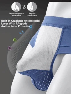 2 Pack Men's Breathable Pouch Separate Modal Briefs(2 Pack Mens Sexy Separate Modal Briefs) 28 2 Pack Men's Breathable Pouch Separate Modal Briefs(2 Pack Mens Sexy Separate Modal Briefs) -Mr Saker 6 ffe86960 9771 49e3 8409 6aed4552e376