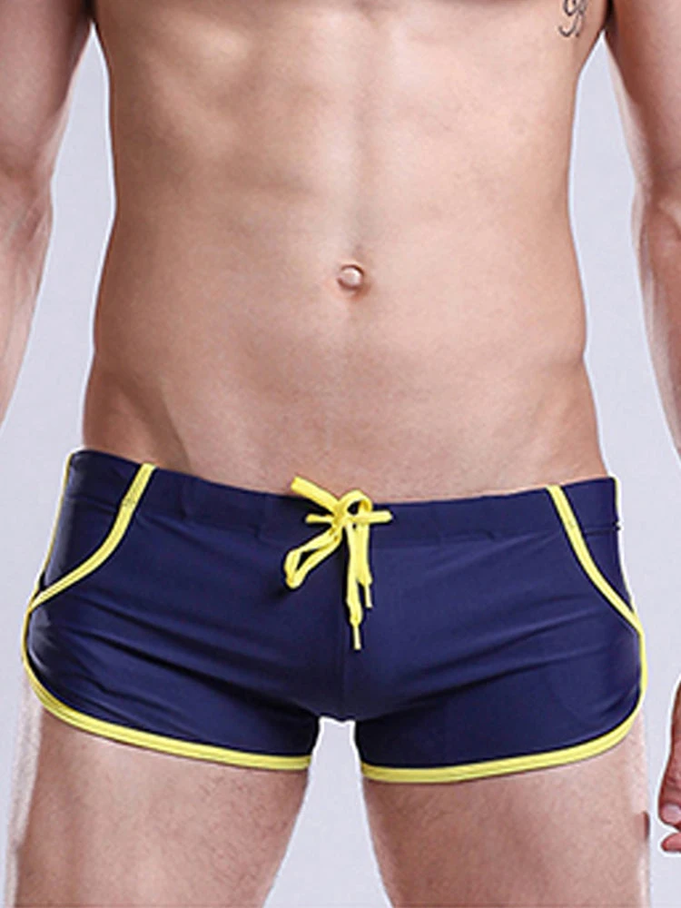 Men's Breathable Boxer Drawstring Swimming Trunks(Mens Breathable Boxer Drawstring Swimming Trunks) 4 Men's Breathable Boxer Drawstring Swimming Trunks(Mens Breathable Boxer Drawstring Swimming Trunks) - Image 4