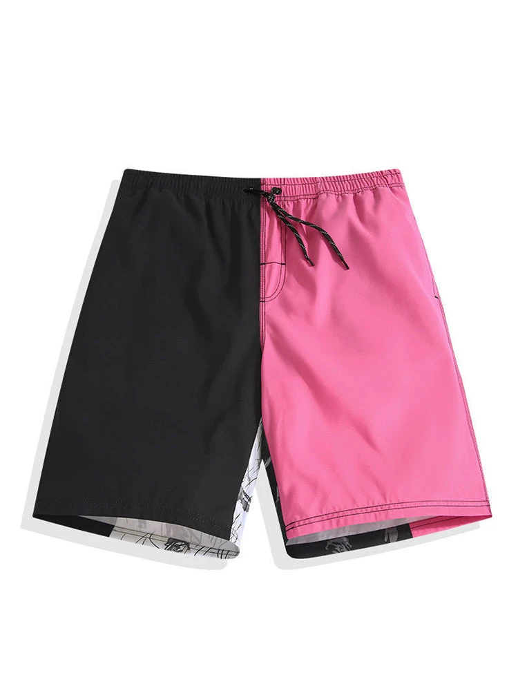 Men Animal Print Drawstring Waist Swim Trunks(Men Animal Print Drawstring Waist Swim Trunks) 5 Men Animal Print Drawstring Waist Swim Trunks(Men Animal Print Drawstring Waist Swim Trunks) - Image 5