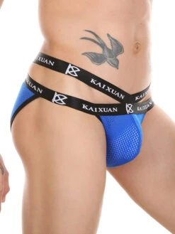 2 Pack Men's Ice Silk Mesh Capsule Pouch Sexy Jockstrap(2 Pack Mens Ice Silk Mesh Capsule Pouch Sexy Jockstrap)