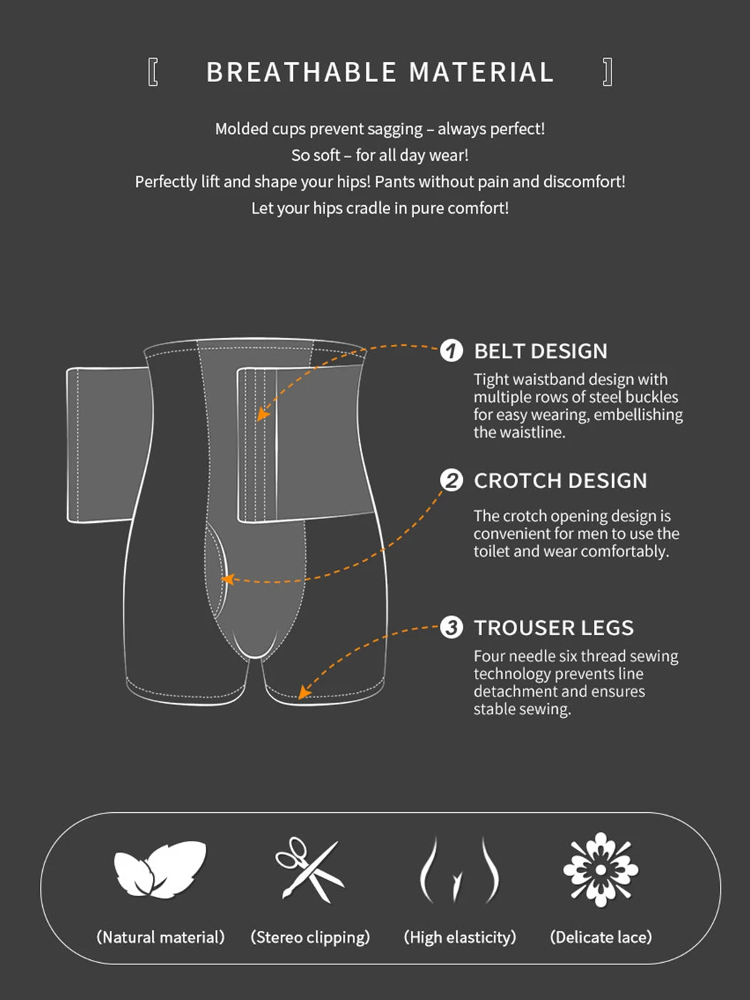 Men's Tummy Control Boxer Briefs With Open Fly(Mens Tummy Control Boxer Briefs With Open Fly) 16 Men's Tummy Control Boxer Briefs With Open Fly(Mens Tummy Control Boxer Briefs With Open Fly) - Image 16