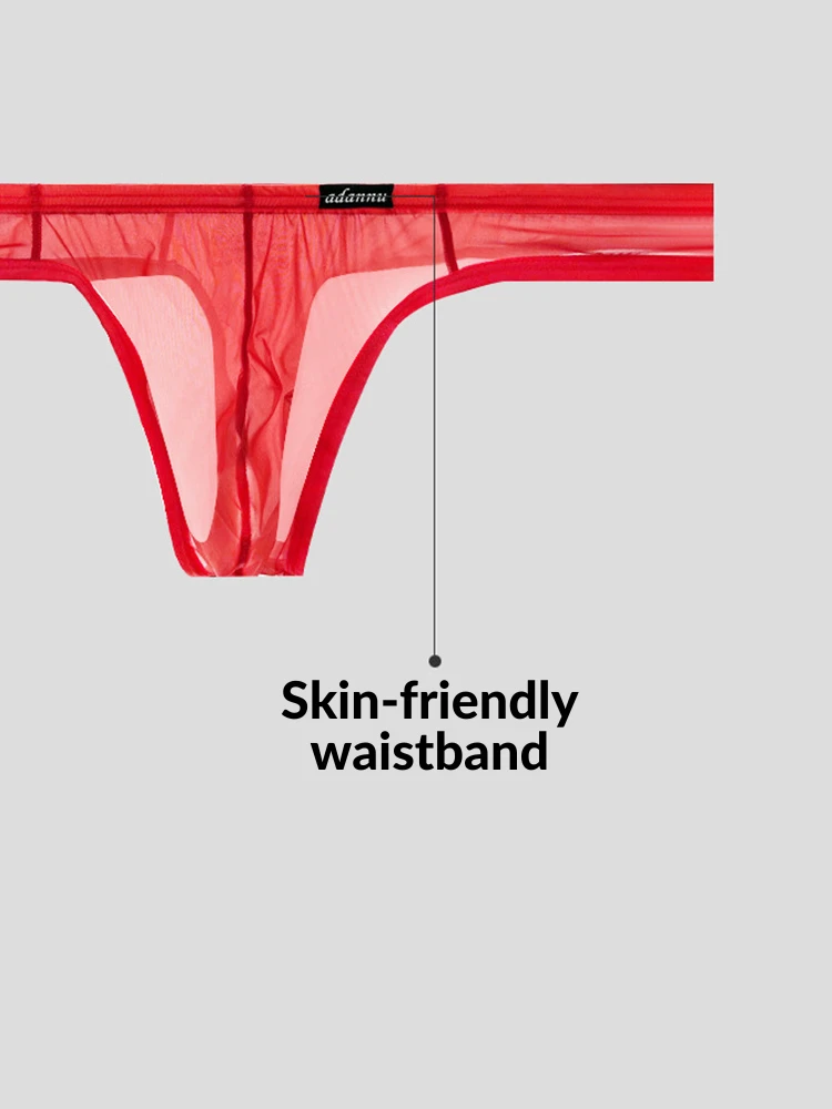 2 Pack Men's Sexy Semi-Transparent Thong(2 Pack Mens Sexy Semi Transparent Thong) 5 2 Pack Men's Sexy Semi-Transparent Thong(2 Pack Mens Sexy Semi Transparent Thong) - Image 5