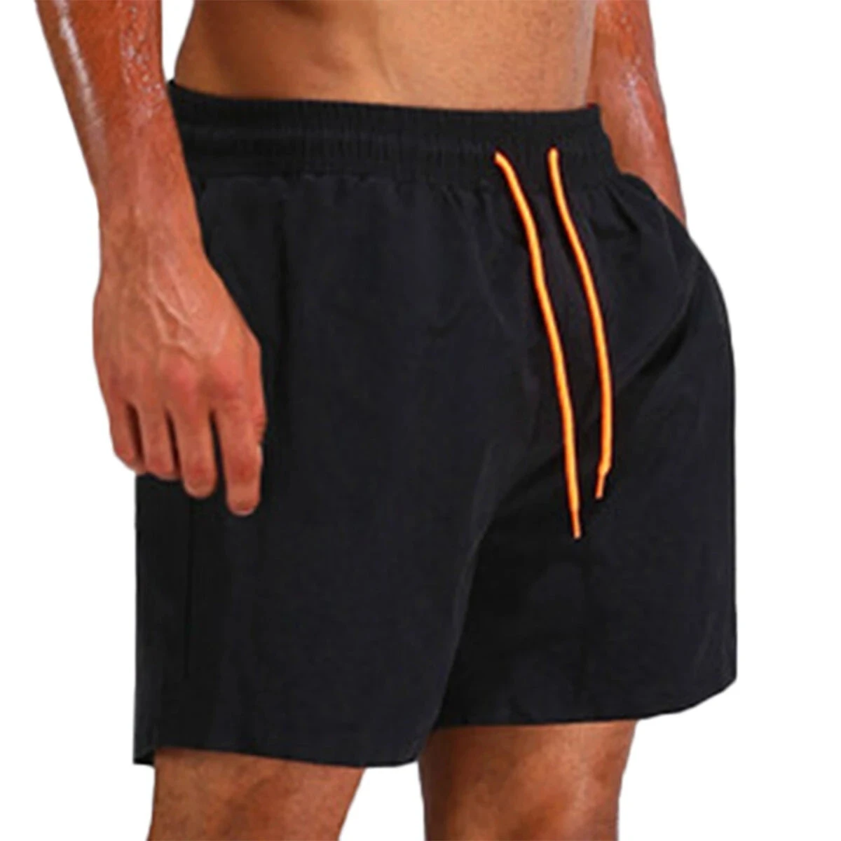 Men Shinny Plain Waterproof Swim Trunks(Men Shinny Plain Waterproof Swim Trunks) 12 Men Shinny Plain Waterproof Swim Trunks(Men Shinny Plain Waterproof Swim Trunks) - Image 12