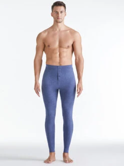 Men's Winter Thermal Long Johns With Button Fly(Mens Winter Thermal Long Johns With Button Fly)