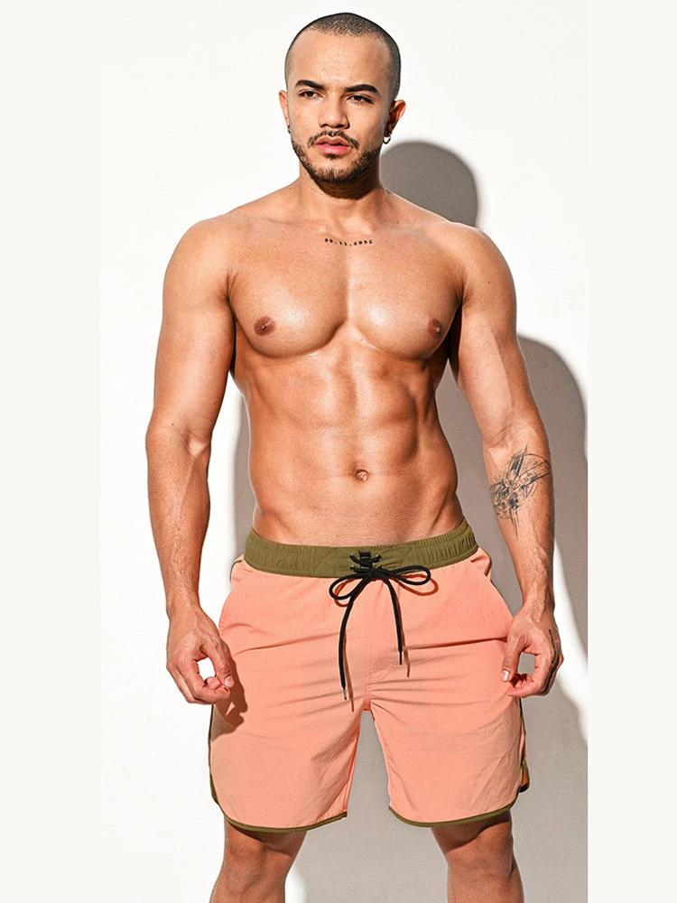 Men's Solid-Colored Breathable Mesh Board Shorts(Mens Solid Colored Soft Board Shorts) 1 Men's Solid-Colored Breathable Mesh Board Shorts(Mens Solid Colored Soft Board Shorts)