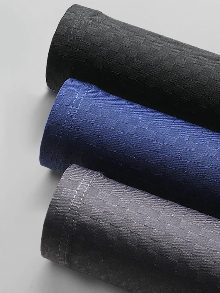 2 Pack Breathable Grid Ice Silk Men's Underwear(2 Pack Breathable Grid Ice Silk Mens Underwear) 14 2 Pack Breathable Grid Ice Silk Men's Underwear(2 Pack Breathable Grid Ice Silk Mens Underwear) - Image 14