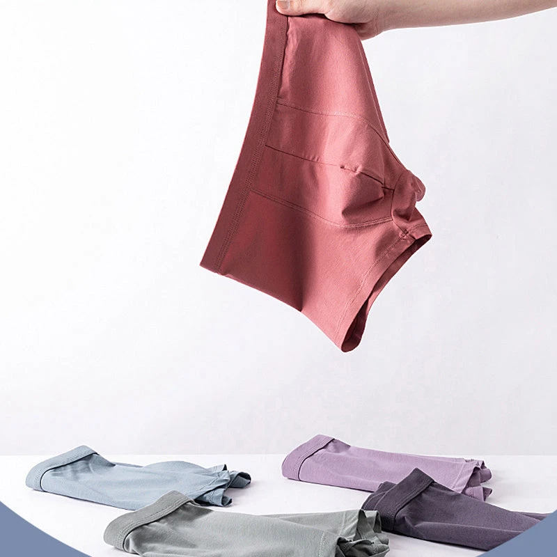 4Pcs Modal Pure Color Thin U Convex Boxer Briefs For Men(4pcs Modal Pure Color Thin U Convex Boxer Briefs For Men Mrsaker) 3 4Pcs Modal Pure Color Thin U Convex Boxer Briefs For Men(4pcs Modal Pure Color Thin U Convex Boxer Briefs For Men Mrsaker) - Image 3