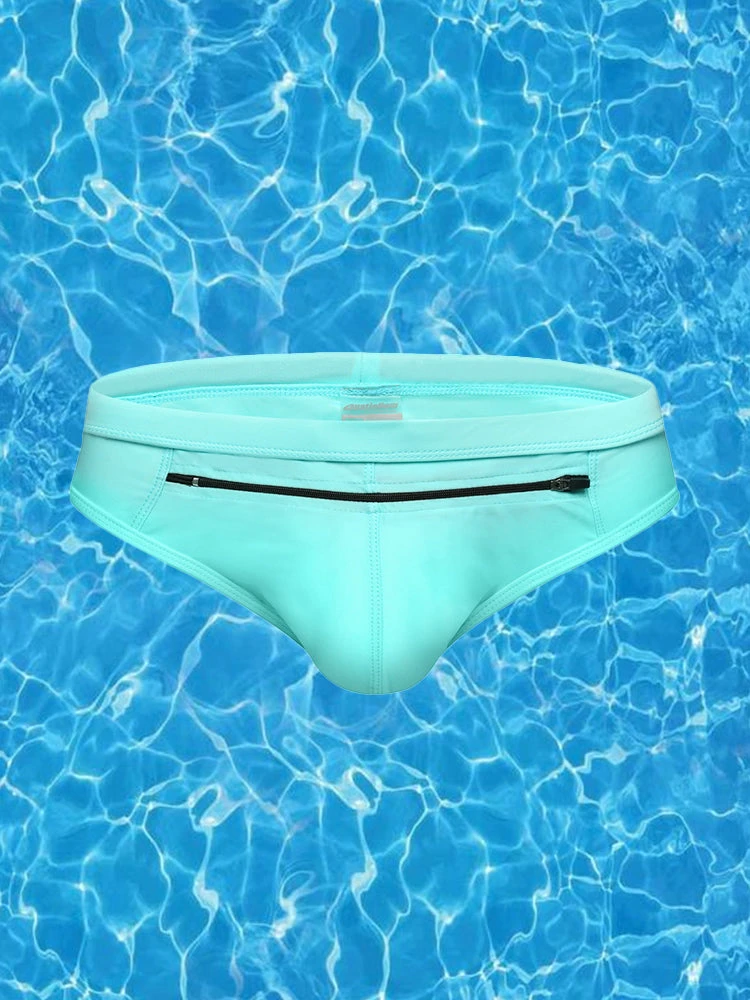 Men's Zippered Pocket Swim Brief And Trunk(Mens Zippered Pocket Swim Brief And Trunk) 1 Men's Zippered Pocket Swim Brief And Trunk(Mens Zippered Pocket Swim Brief And Trunk)