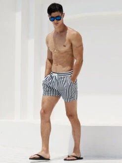Mens Quick Dry Striped Print Surf Board Short(Mens Quick Dry Striped Print Surf Board Short) 26 Mens Quick Dry Striped Print Surf Board Short(Mens Quick Dry Striped Print Surf Board Short) -Mr Saker 860a21739cfe253144d4455a55e5a9ac