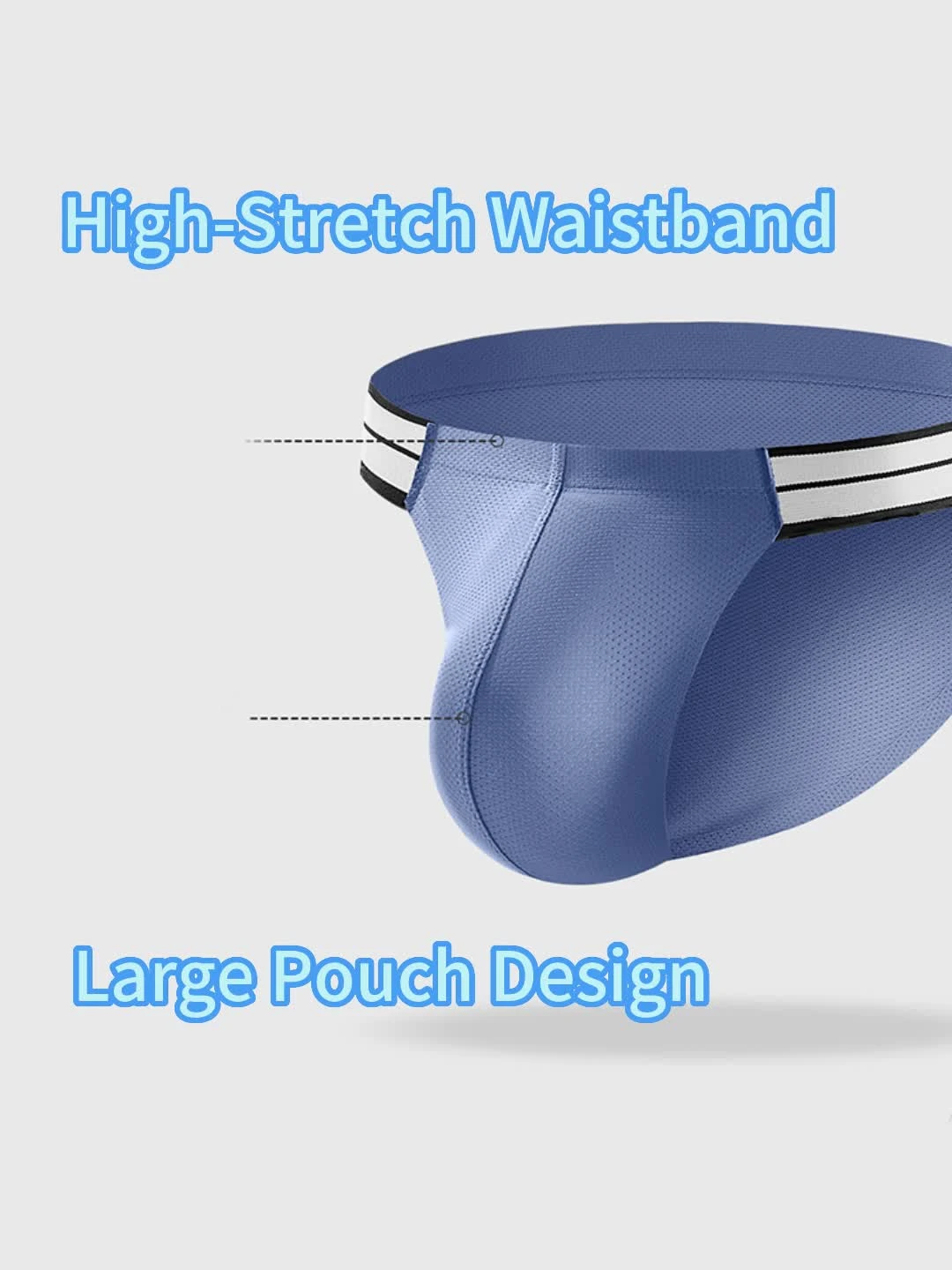 3 Pack Men’s Breathable Ice-Touch Athletic Briefs(3 Pack Men S Breathable Ice Touch Athletic Briefs) 4 3 Pack Men’s Breathable Ice-Touch Athletic Briefs(3 Pack Men S Breathable Ice Touch Athletic Briefs) - Image 4