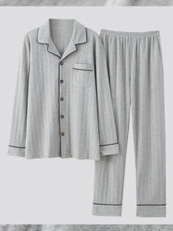 Men's Cotton Knit Classic Pajamas Set(Mens Cotton Knit Classic Pajamas Set) 26 Men's Cotton Knit Classic Pajamas Set(Mens Cotton Knit Classic Pajamas Set) -Mr Saker 8bce93f23c59a06ee8413c97133eed8c