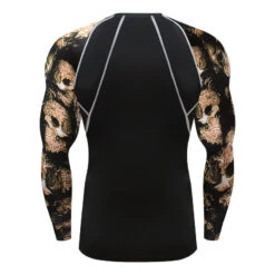 Mens Elastic Sport Training Quick Drying Printing Tops(Mens Elastic Sport Training Quick Drying Printing Tops) -Mr Saker 8f9854c2434e75079db86ffe3ced206f