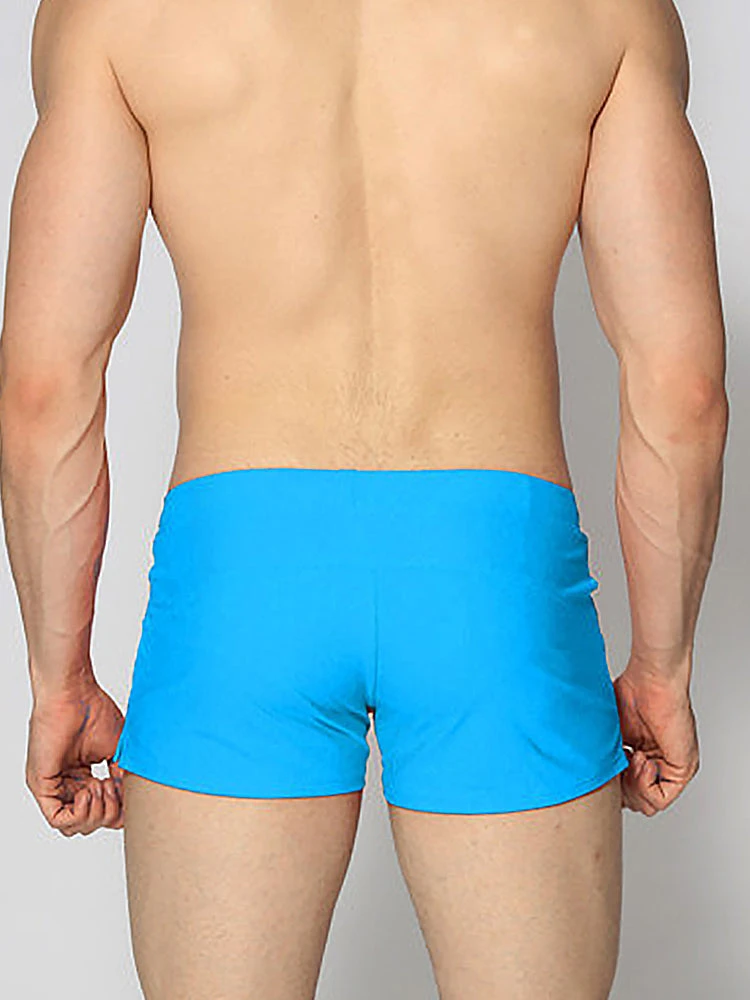Men's Solid Color Breathable Stretch Swim Trunks(Mens Solid Color Breathable Stretch Swim Trunks) 11 Men's Solid Color Breathable Stretch Swim Trunks(Mens Solid Color Breathable Stretch Swim Trunks) - Image 11