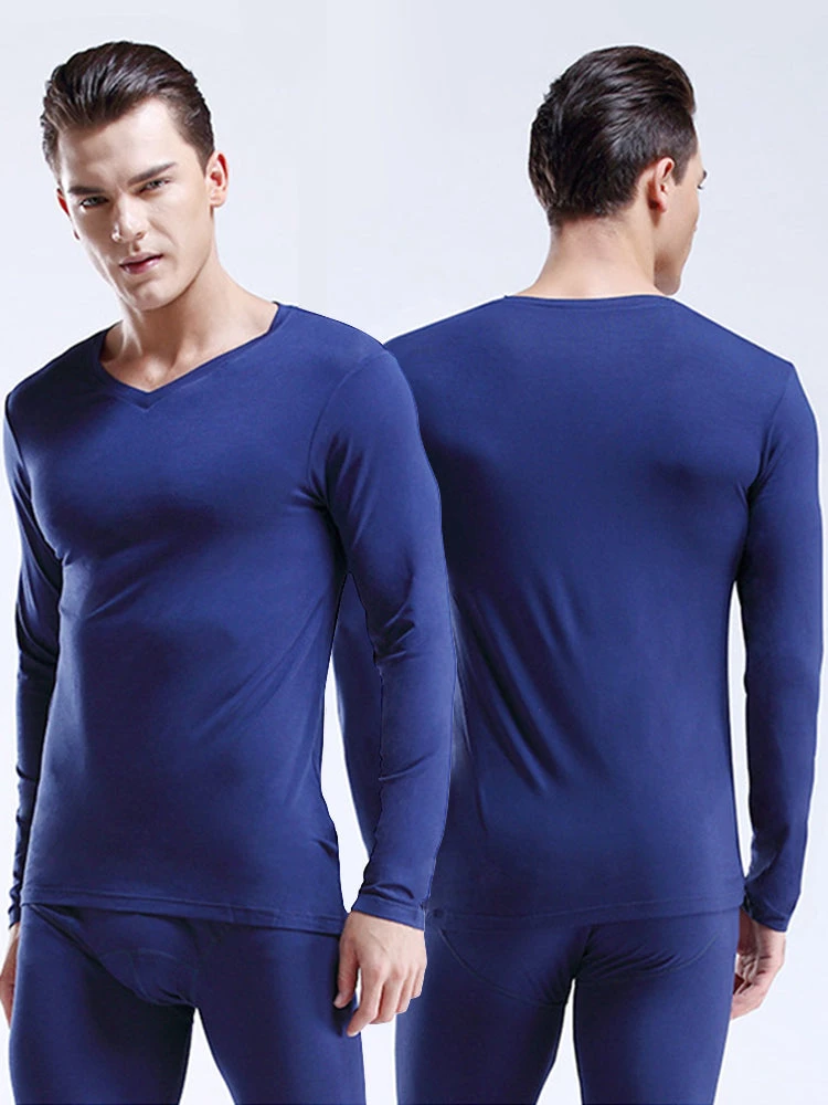 Mens Ultra Soft Low Cut V-Neck Thermal Shirt(Mens Ultra Soft Low Cut V Neck Thermal Shirt) 7 Mens Ultra Soft Low Cut V-Neck Thermal Shirt(Mens Ultra Soft Low Cut V Neck Thermal Shirt) - Image 7