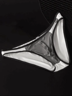 Men's Thin Low-rise Breathable Large Pouch Briefs(Mens Thin Low Waisted Breathable Large Pouch Briefs) -Mr Saker 9563413241