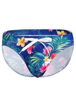 Mens Bulge Pouch Surfing Printed Bohemian Swim Briefs(Mens Surfing Printed Bohemian Swim Briefs) -Mr Saker 95ed25d855ae956c17cdcb978c04f533