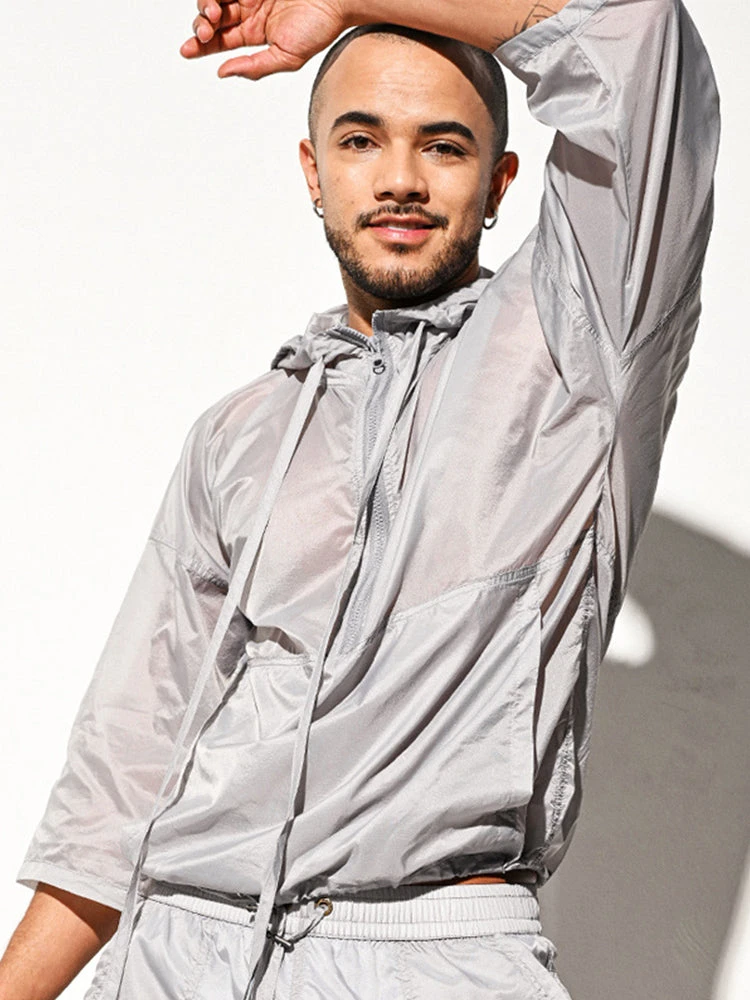 Men’s Half Sleeve Hooded Activewear Tops(Men S Half Sleeve Hooded Activewear Tops) 2 Men’s Half Sleeve Hooded Activewear Tops(Men S Half Sleeve Hooded Activewear Tops) - Image 2