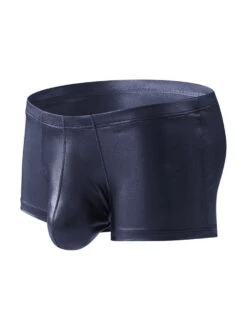 2 Pack Men's Big Pouch Performance Sexy Trunks(2 Pack Mens Leather Big Pouch Performance Sexy Trunks)