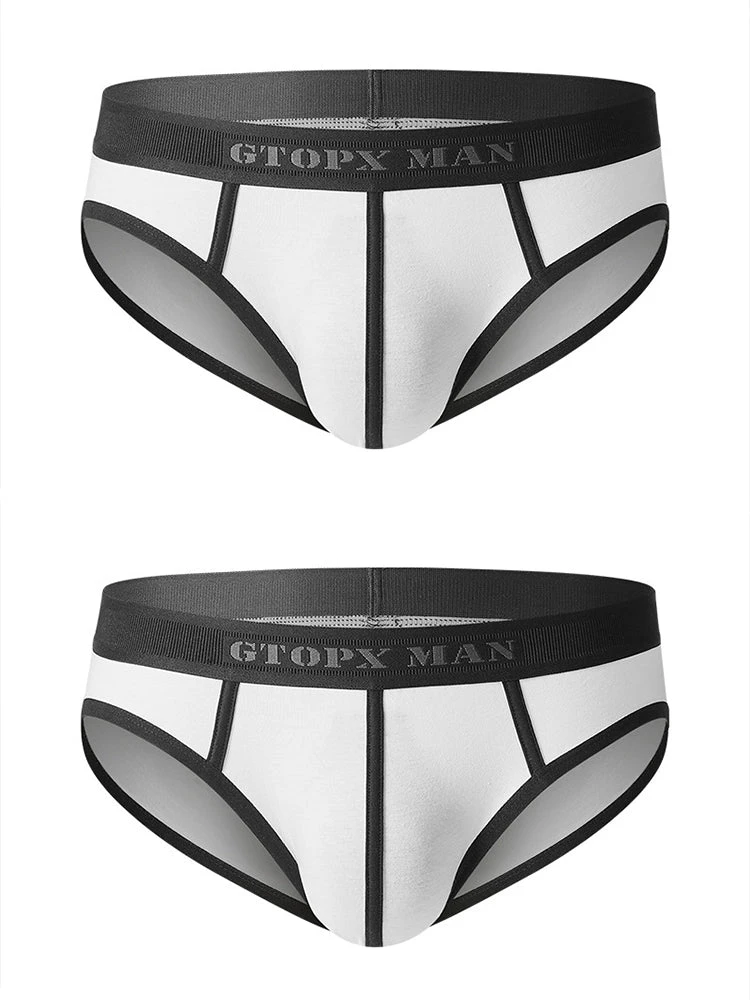 Men’s Spliced Lines U Convex Pouch Cotton Briefs(Simple Lines U Convex Large Cotton Pouch Briefs) 12 Men’s Spliced Lines U Convex Pouch Cotton Briefs(Simple Lines U Convex Large Cotton Pouch Briefs) - Image 12