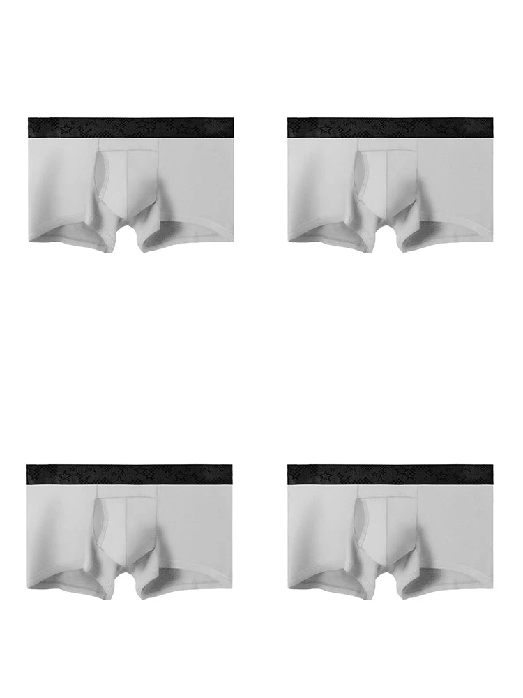 4 Pack Men’s Support Pouch Trunks With Functional Fly(4 Pack Men S Support Pouch Trunks With Functional Fly) 16 4 Pack Men’s Support Pouch Trunks With Functional Fly(4 Pack Men S Support Pouch Trunks With Functional Fly) - Image 16