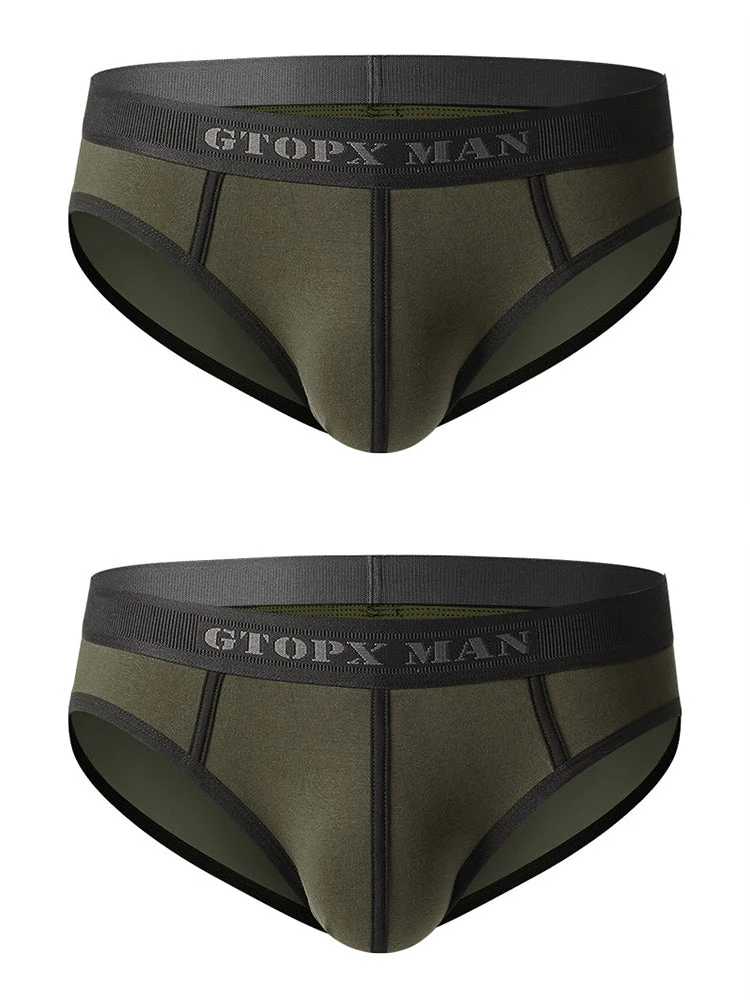 Men’s Spliced Lines U Convex Pouch Cotton Briefs(Simple Lines U Convex Large Cotton Pouch Briefs) 13 Men’s Spliced Lines U Convex Pouch Cotton Briefs(Simple Lines U Convex Large Cotton Pouch Briefs) - Image 13