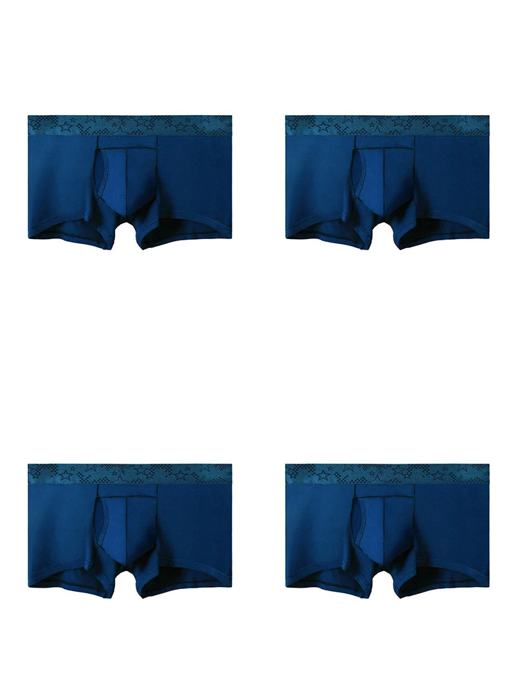 4 Pack Men’s Support Pouch Trunks With Functional Fly(4 Pack Men S Support Pouch Trunks With Functional Fly) 18 4 Pack Men’s Support Pouch Trunks With Functional Fly(4 Pack Men S Support Pouch Trunks With Functional Fly) - Image 18