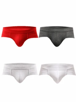4 Pack Modal Soft Breathable Support Pouch Underwear(Modal Elastic Fiber Soft Breathable Briefs) 37 4 Pack Modal Soft Breathable Support Pouch Underwear(Modal Elastic Fiber Soft Breathable Briefs) -Mr Saker FGFJGHJYH KGHMJGFD