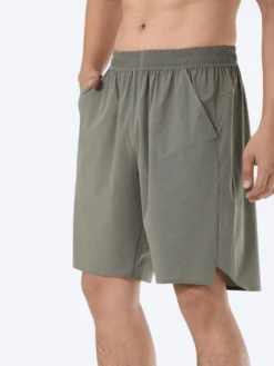 Men’s Relaxed Monochromatic Sport Shorts(Mens Relaxed Monochromatic Sport Shorts)