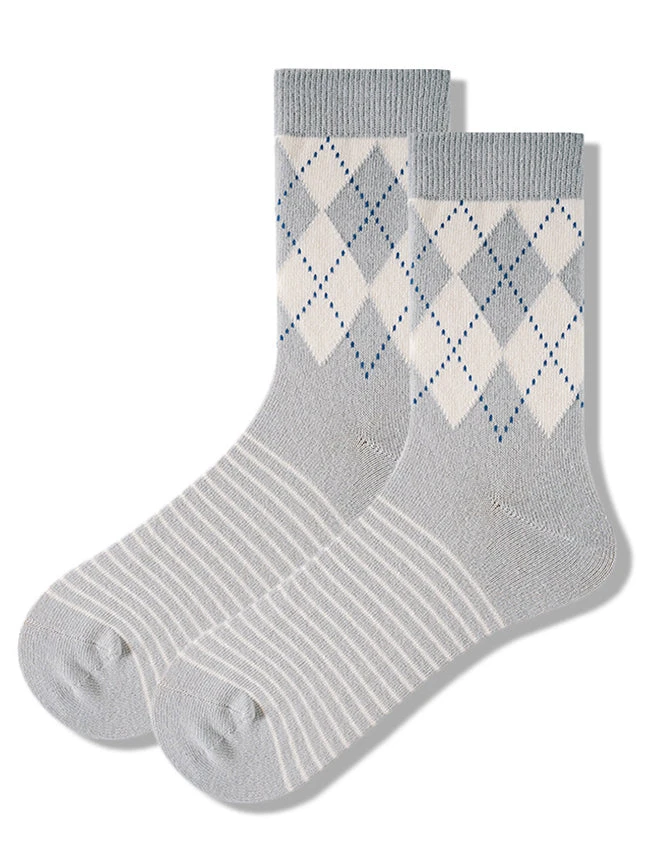 5 Pack Men's Vintage Diamond Socks(5 Pack Mens Vintage Diamond Socks Mrsaker) 12 5 Pack Men's Vintage Diamond Socks(5 Pack Mens Vintage Diamond Socks Mrsaker) - Image 12