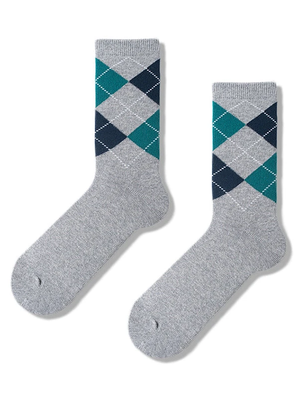 5 Pack Men's Textured Retro Calf Sock(5 Pack Mens Textured Retro Calf Sock) 12 5 Pack Men's Textured Retro Calf Sock(5 Pack Mens Textured Retro Calf Sock) - Image 12